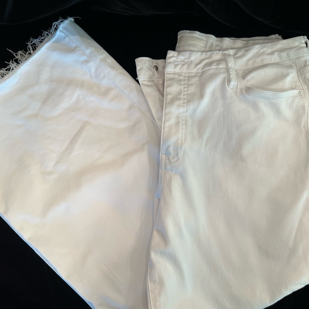 Kut from the Kloth White Wide Leg Jeans